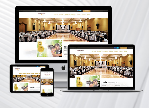 Düğün Salonu Web Paketi Hall 