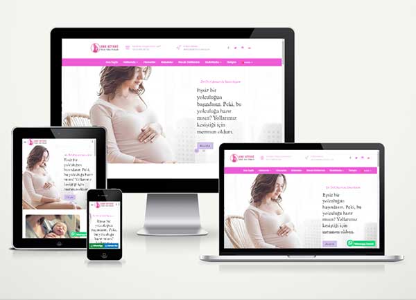 Ebe Doğum Danışmanı Web Sitesi Paketi Pregnant 